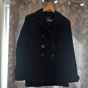 Spring light weight Black Double-Breasted Women's Jacket